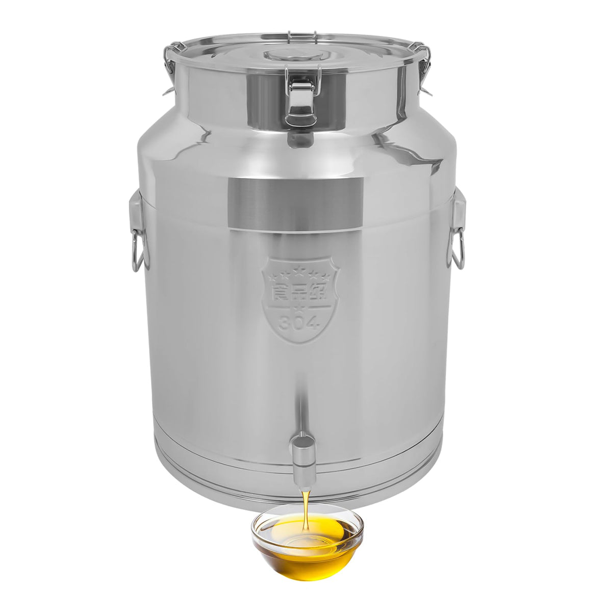 304 Stainless Steel Milk Can with Spigot Q97768