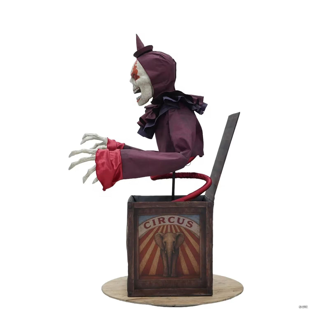 5 Ft. Skeleton Clown Halloween Decoration R717535