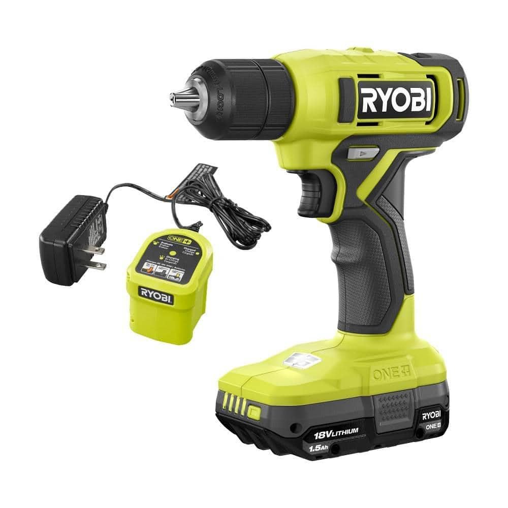 18V Cordless 3/8 in. Drill/Driver Kit with Battery and Charger R36189