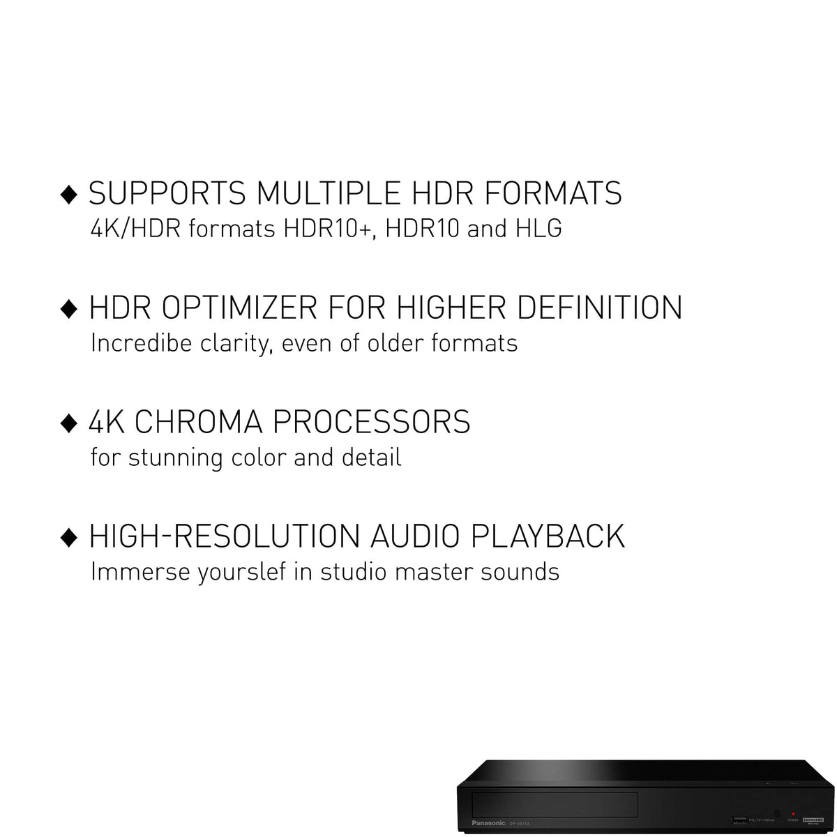 4K Blu Ray DVD Player O677964