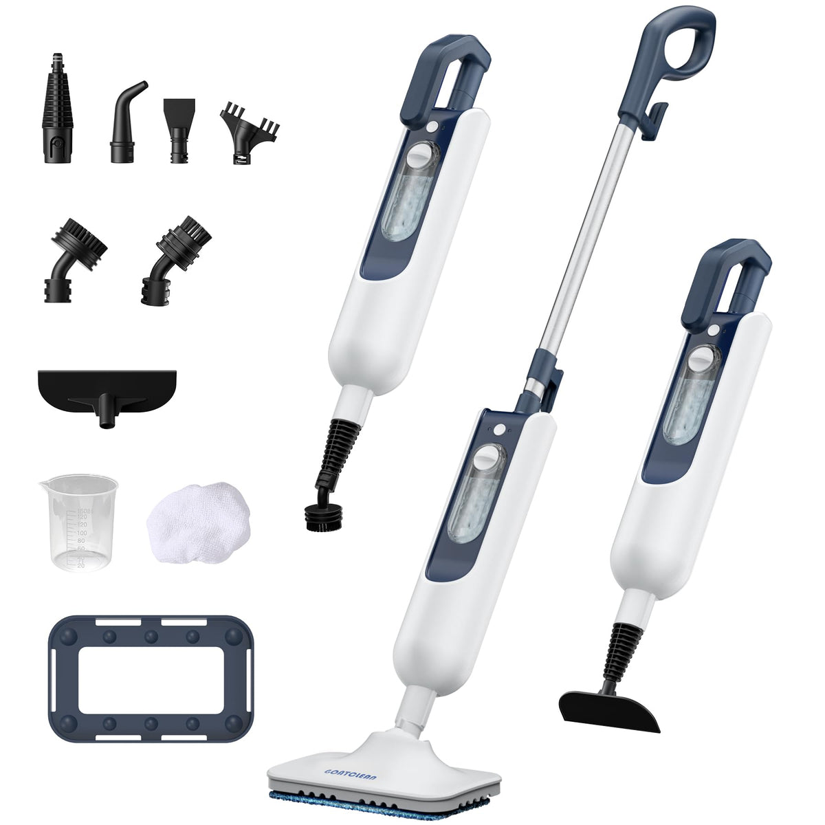 11-in-1 Dual-Mode Steam Mop, 13.5 Fl Oz Steam Cleaner A288634
