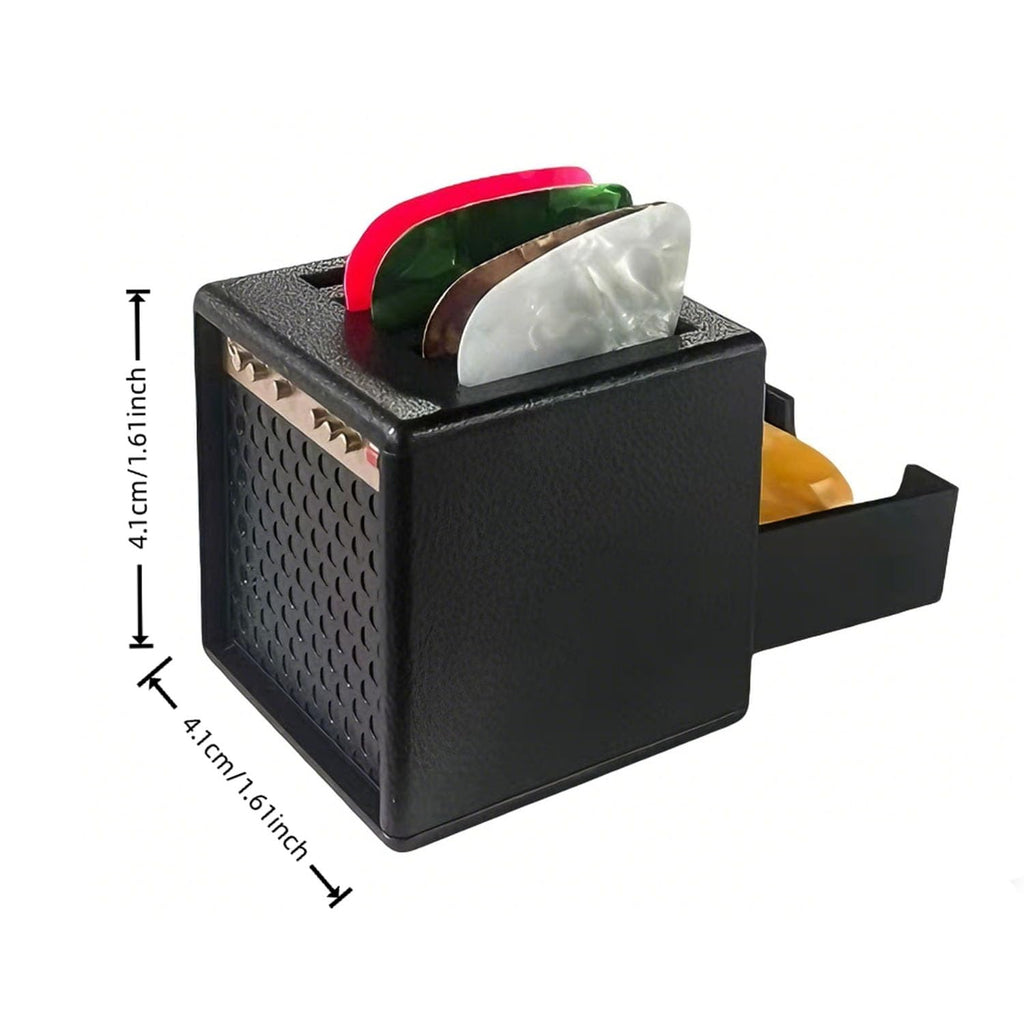 Guitar Picks Holder Box with 5 Guitar Picks A368063