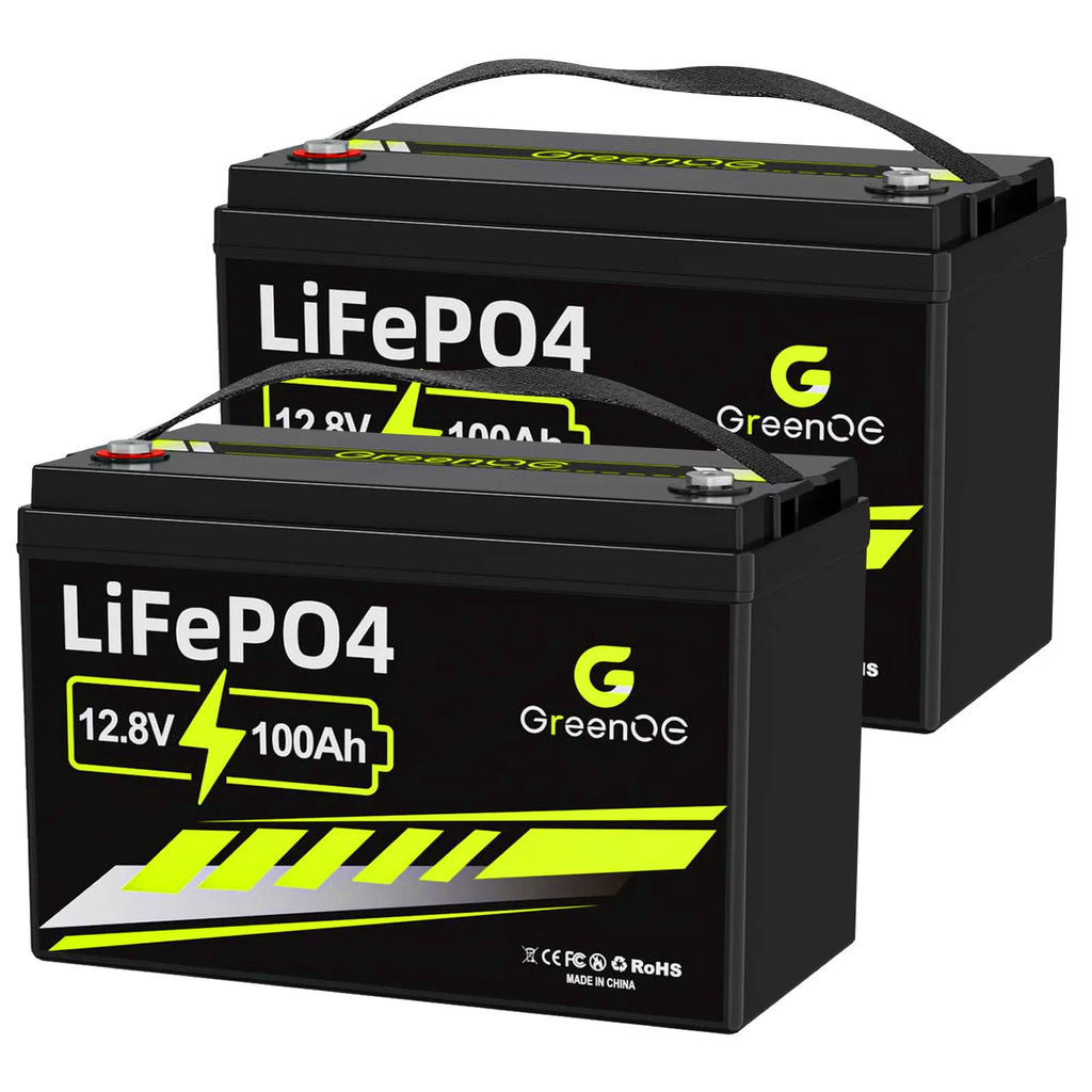 12V 100Ah LiFePO4 Deep Cycle Battery with 100A BMS V64624