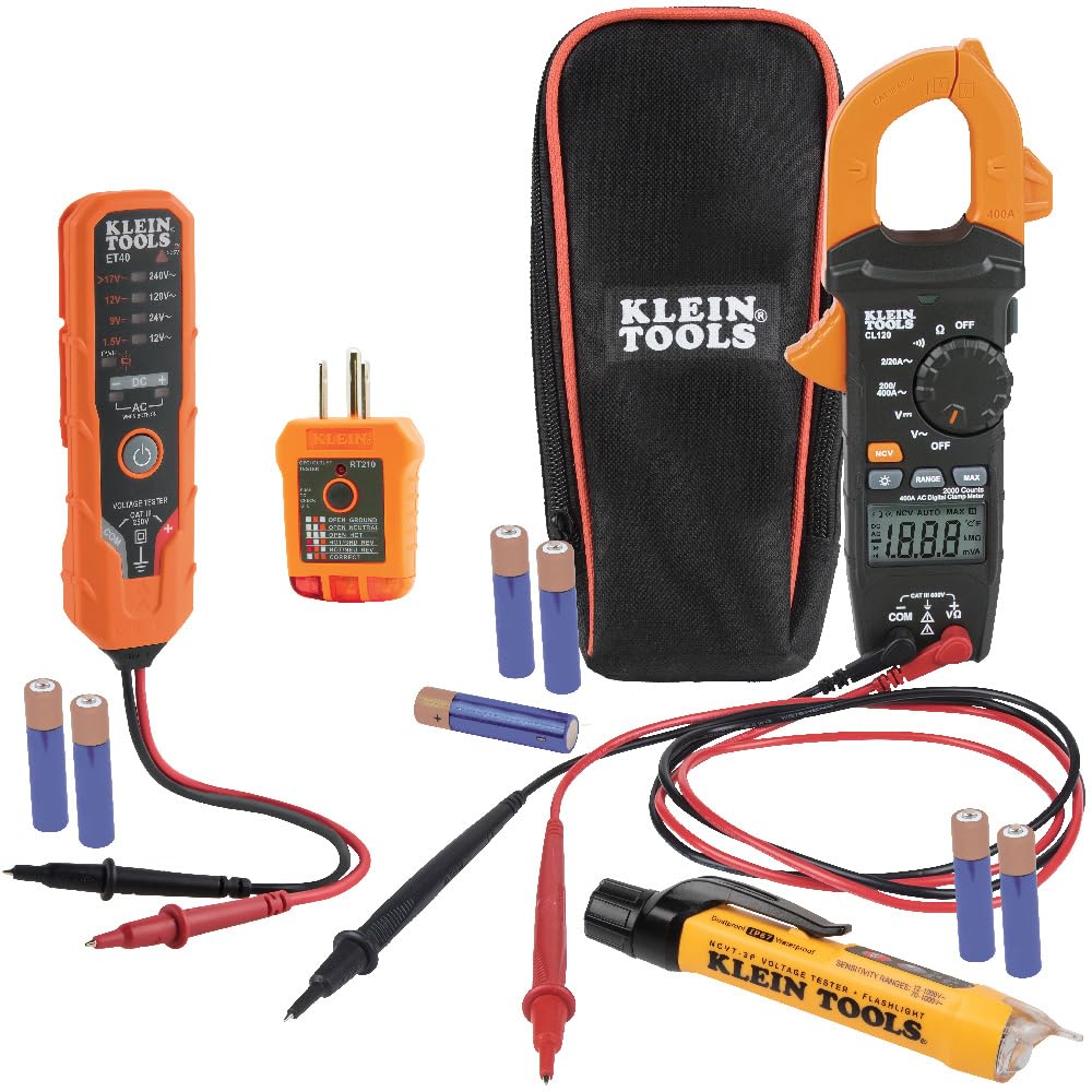 Electrical Voltage Test Kit with Clamp Meter R793222