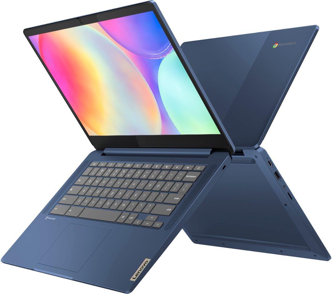 14" Touchscreen Chromebook, 4GB RAM 64GB SSD, MediaTek Kompanio 520, FHD IPS, Abyss Blue L918