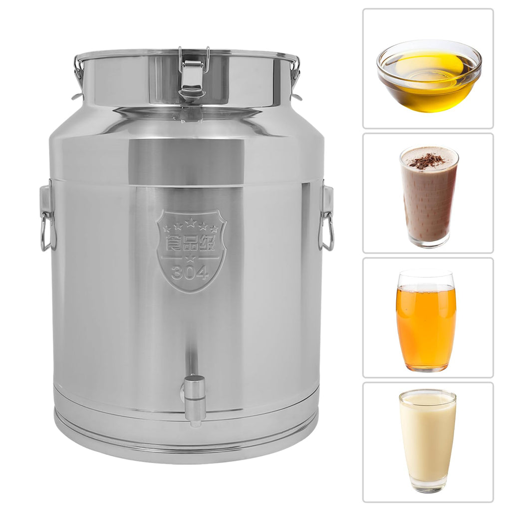 304 Stainless Steel Milk Can with Spigot Q97768