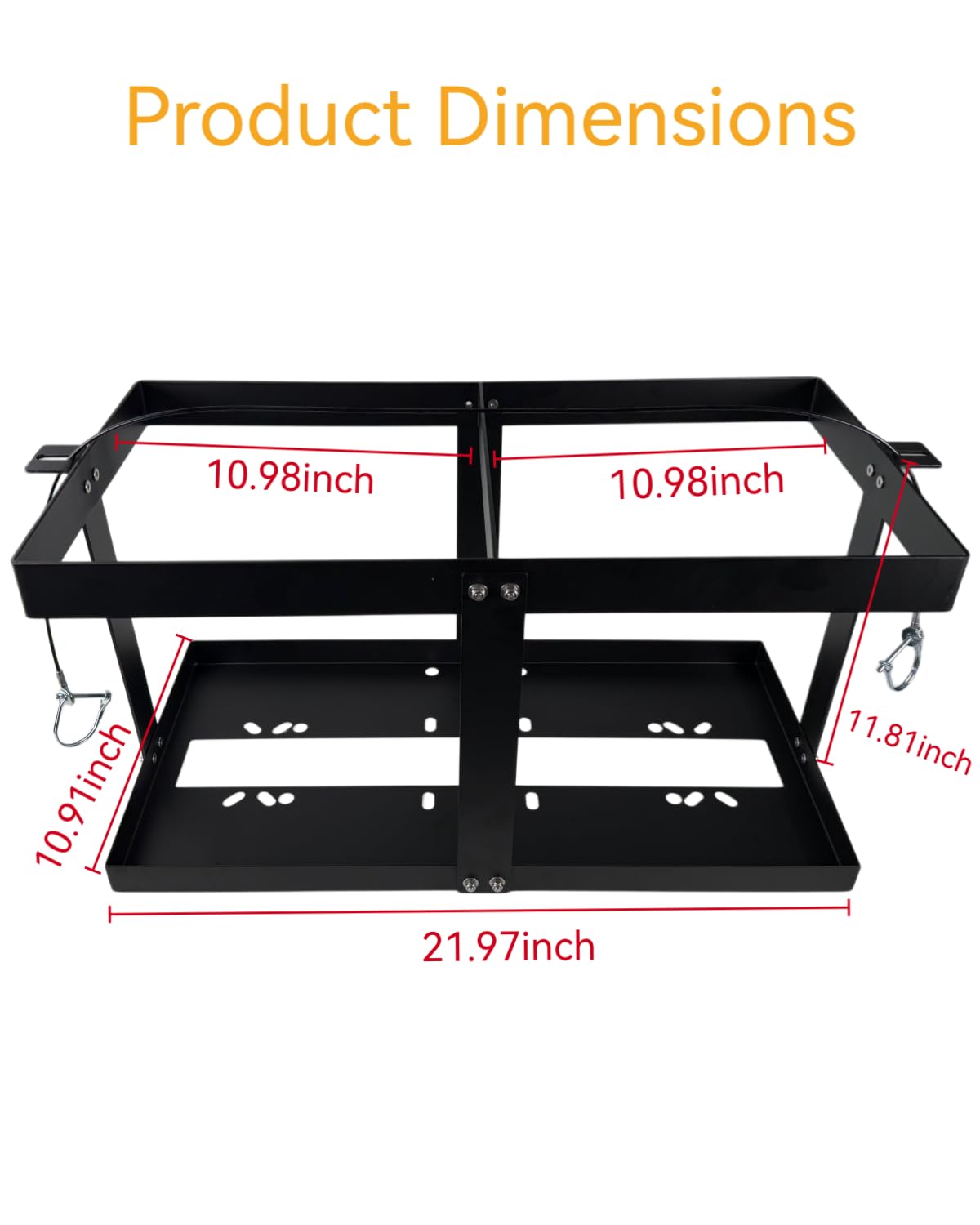 5 Gallon Gas Can Holder for Two 5 Gallon Gas Cans N150