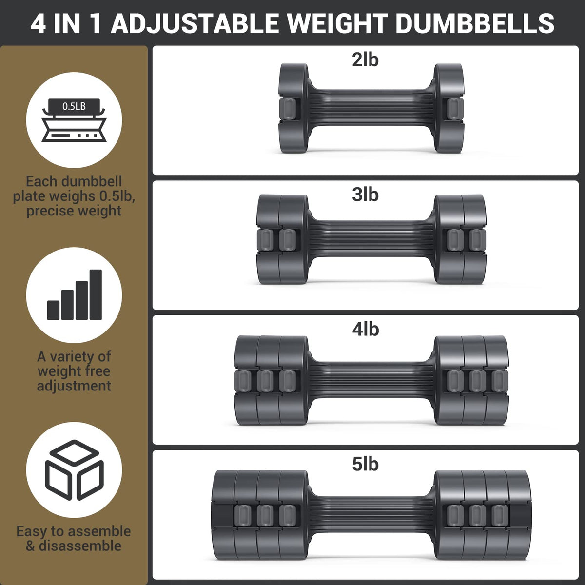 Adjustable Ankle Weights Set P674663