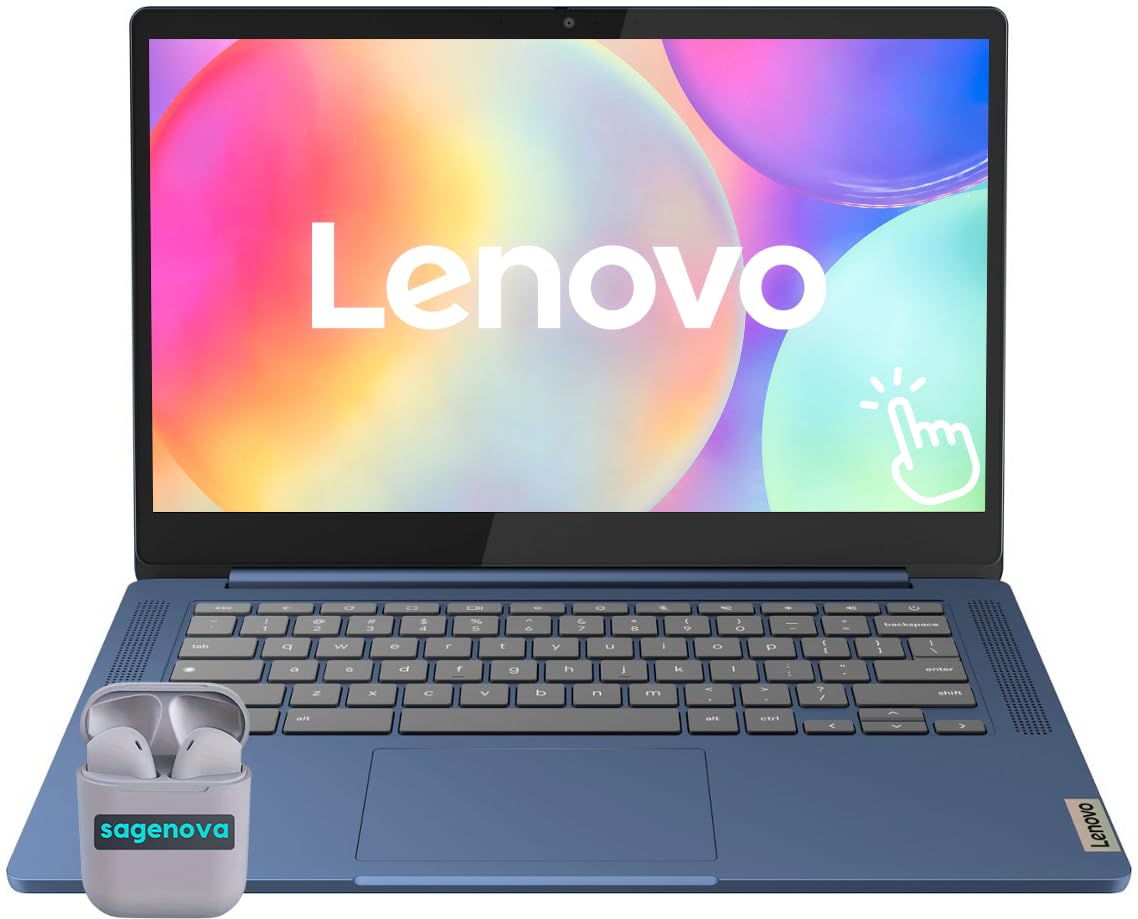 14" Touchscreen Chromebook, 4GB RAM 64GB SSD, MediaTek Kompanio 520, FHD IPS, Abyss Blue L918