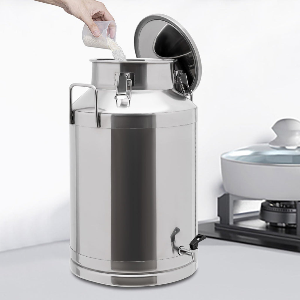 60L Milk Can with Faucet and Lid I42867