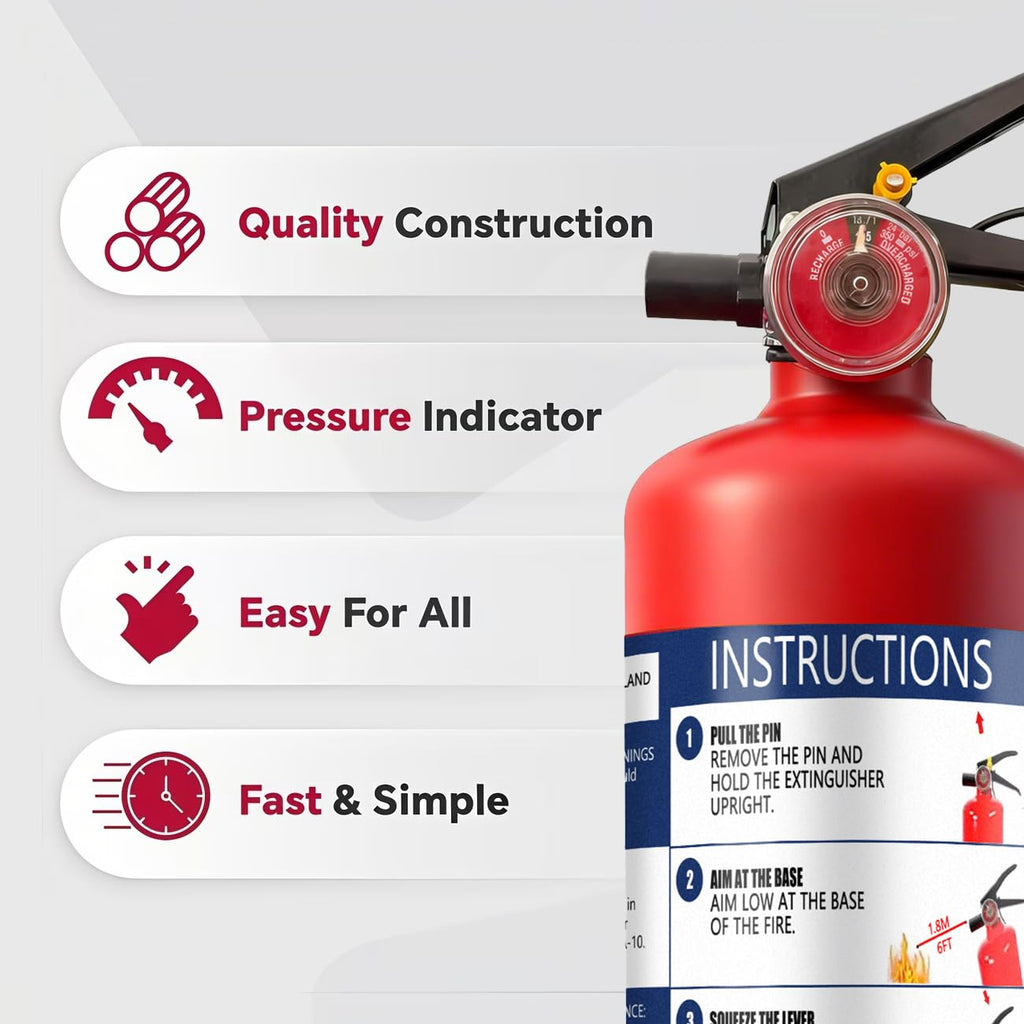 2.5 lb Dry Chemical Fire Extinguisher O344