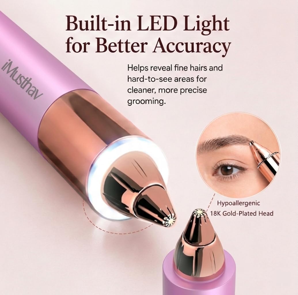 Eyebrow Trimmer with LED Light G63156