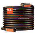 100 ft 5/8" Heavy Duty 4-Layer Rubber Garden Hose B412971