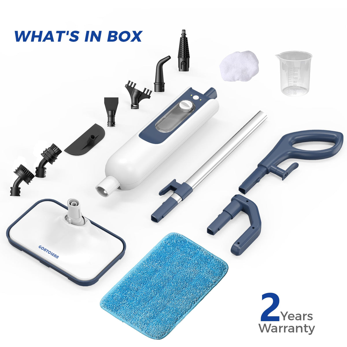 11-in-1 Dual-Mode Steam Mop, 13.5 Fl Oz Steam Cleaner A288634