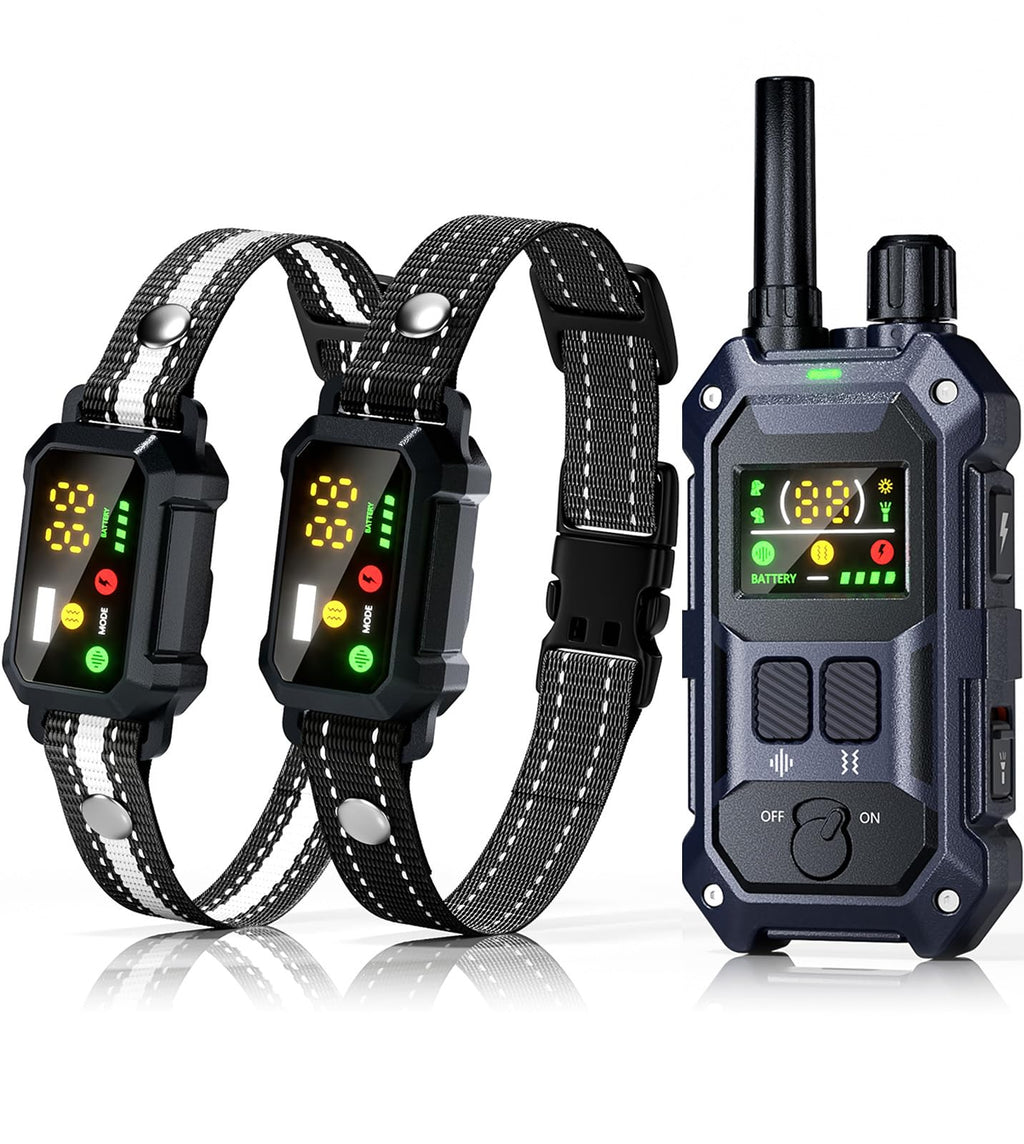 2 Dogs Dog Training Collar with Remote, 4 Training Modes, IP67 Waterproof X5238