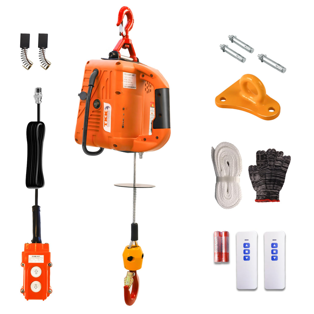 1500W 1100 lb Capacity Electric Hoist N5987