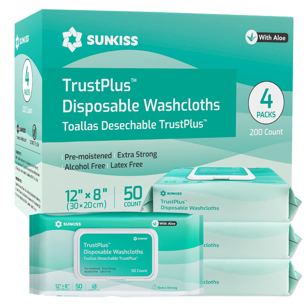 Incontinence Disposable Underwear XLarge 16 Count & Wet Wipes 200 Count K3825