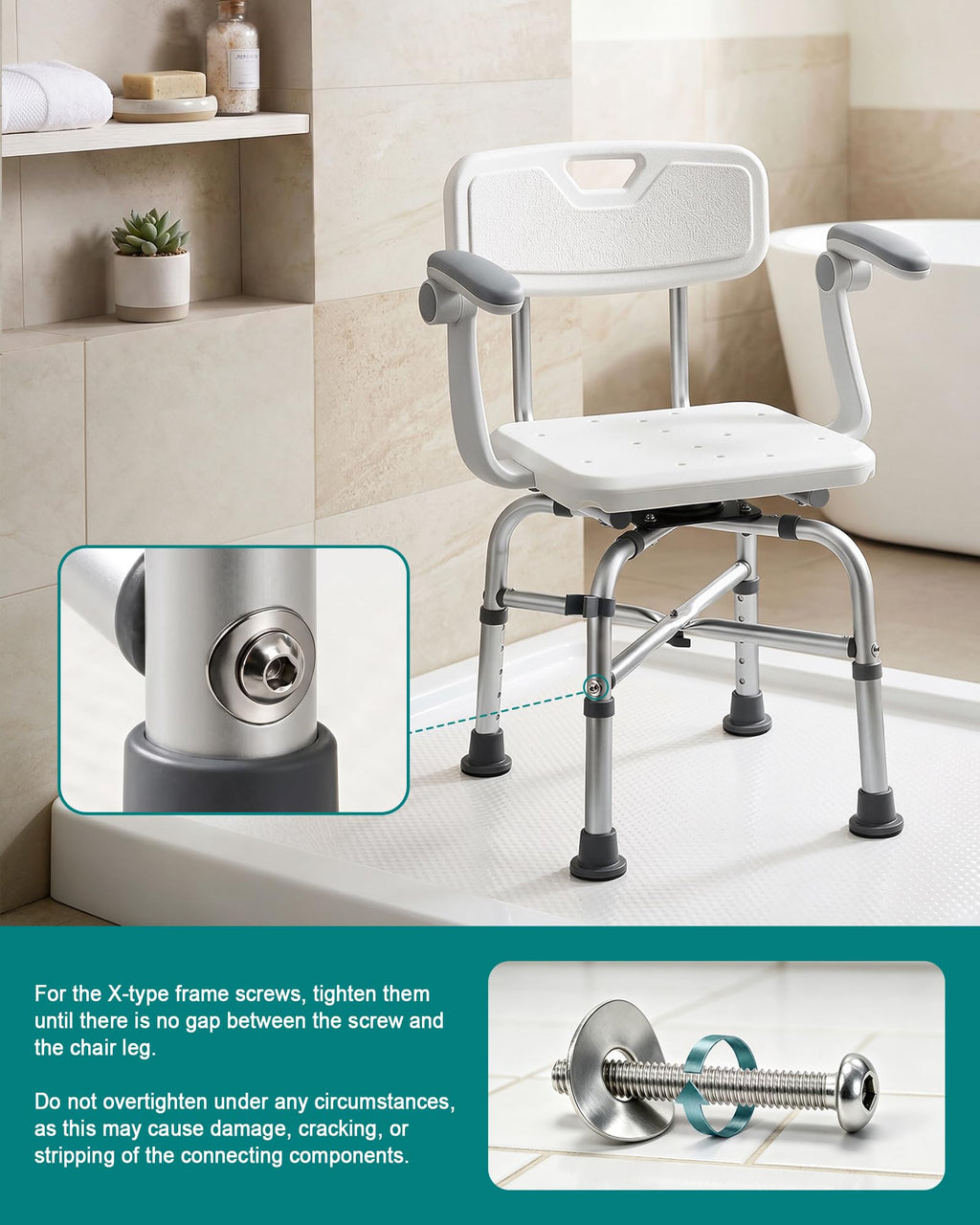 Adjustable Shower Chair D807390