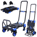 2-in-1 Foldable Hand Truck Dolly 330LB Capacity W4295
