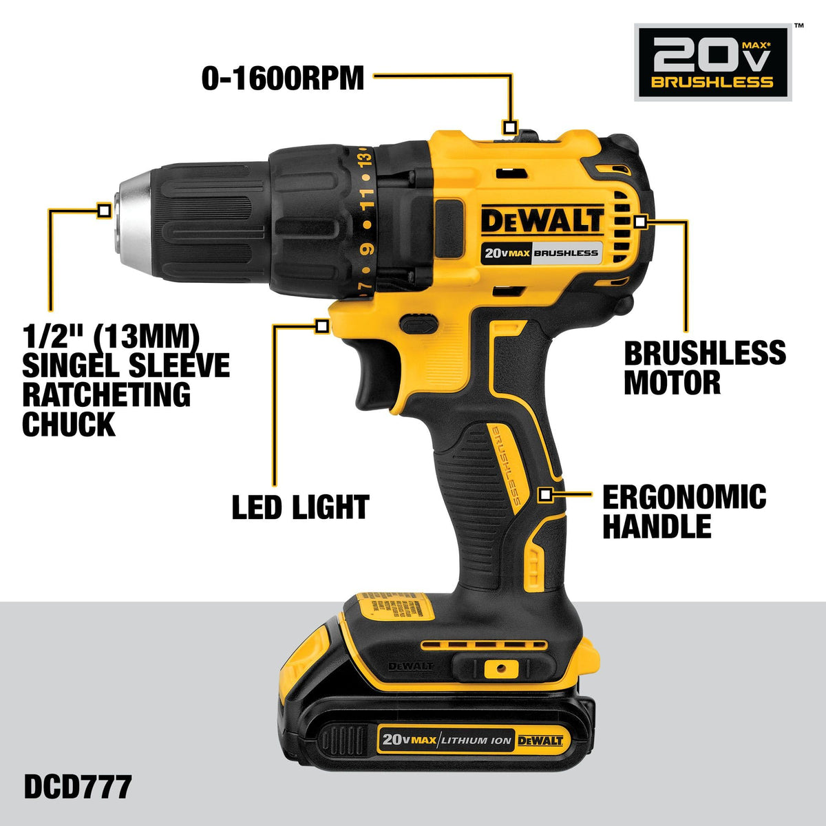 20V MAX Brushless 9 Power Tools with Battery Charger V59956