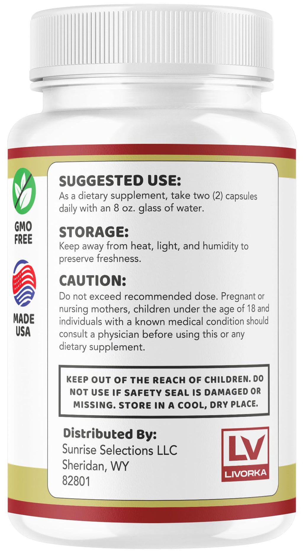 2 Pack 120 Capsules Supplement M16381