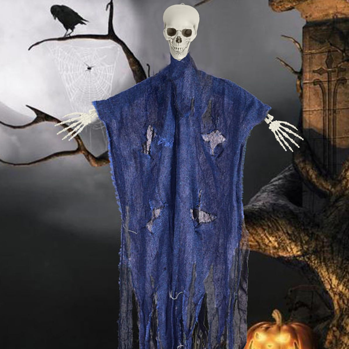 5.4FT 170cm Life Size Posable Skeleton with Movable Joints T87040