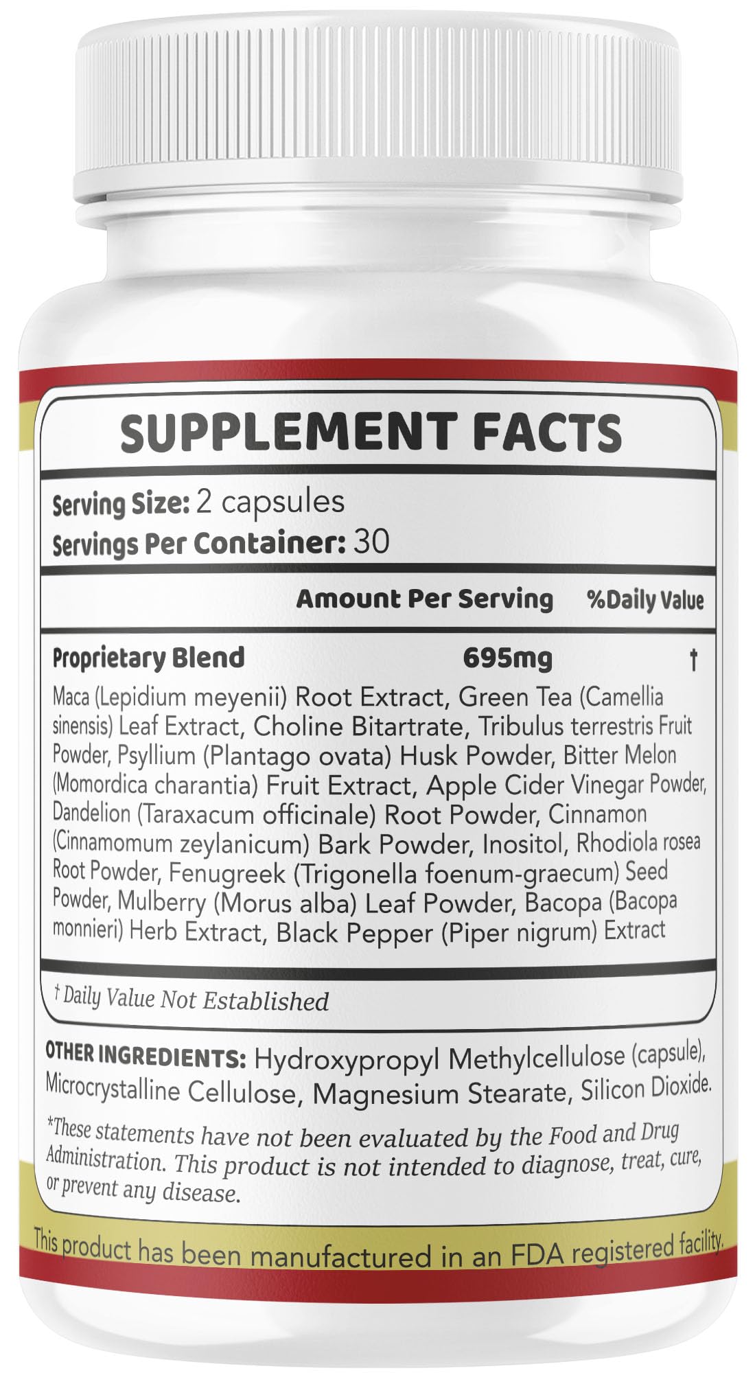 2 Pack 120 Capsules Supplement M16381