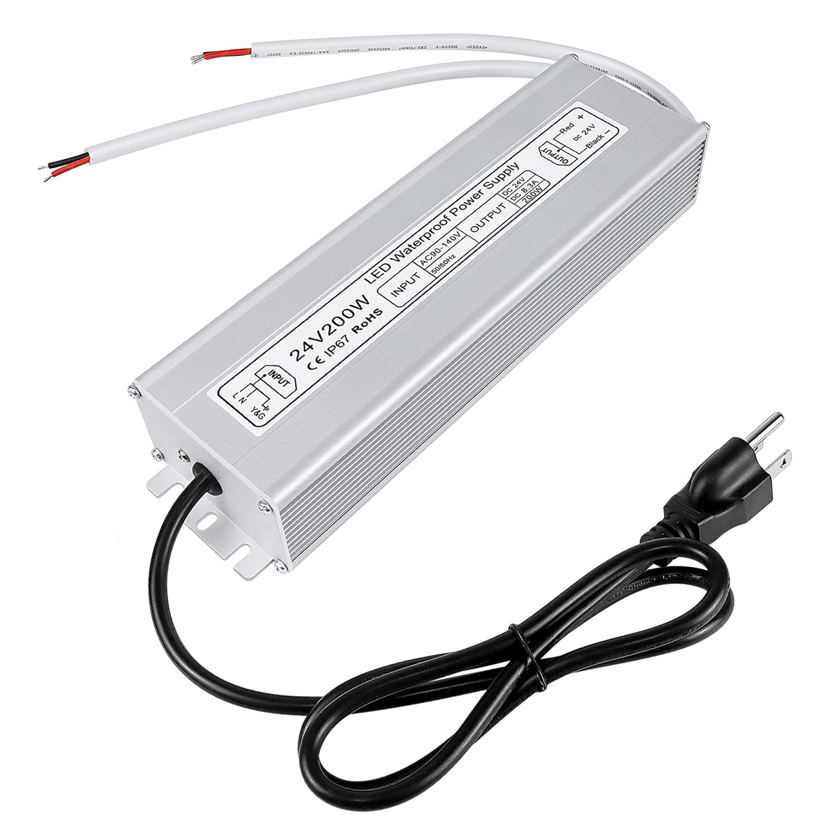 24V 200W IP67 Waterproof LED Power Supply P858