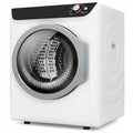 2.6 CU. FT. White Compact Electric Clothes Dryer with Stainless Steel Tub H429