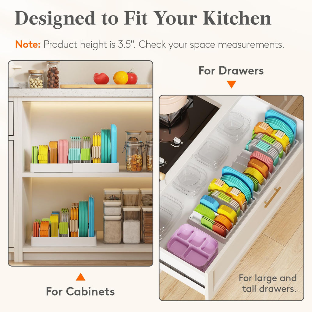 Kitchen Cabinet Organizer with 7 Sections S4515