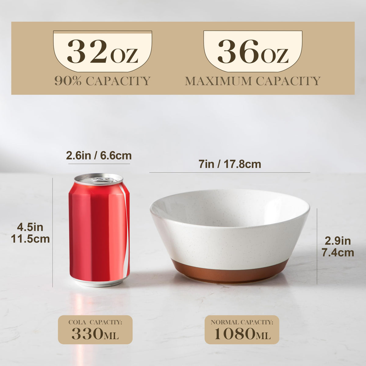 Ceramic Soup Bowl Set of 4 and Baking Dish N174
