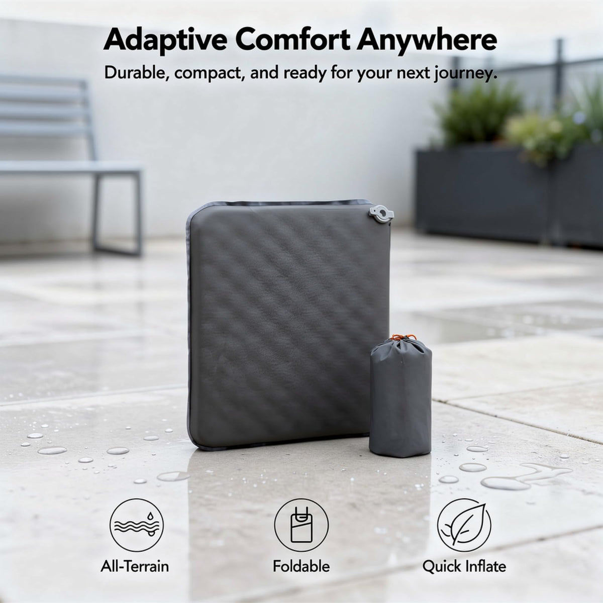 2 Pcs Inflatable Seat Cushions W1377