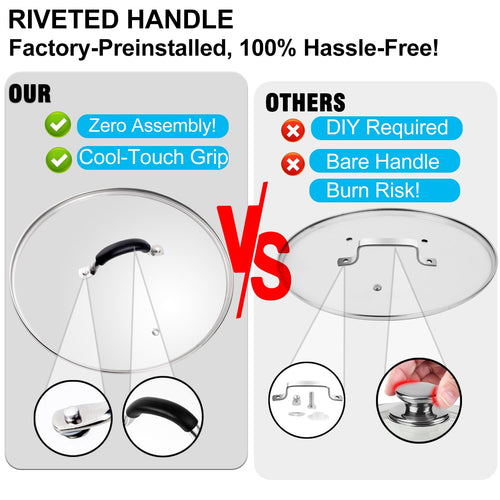 12 Inch Tempered Glass Lid G249