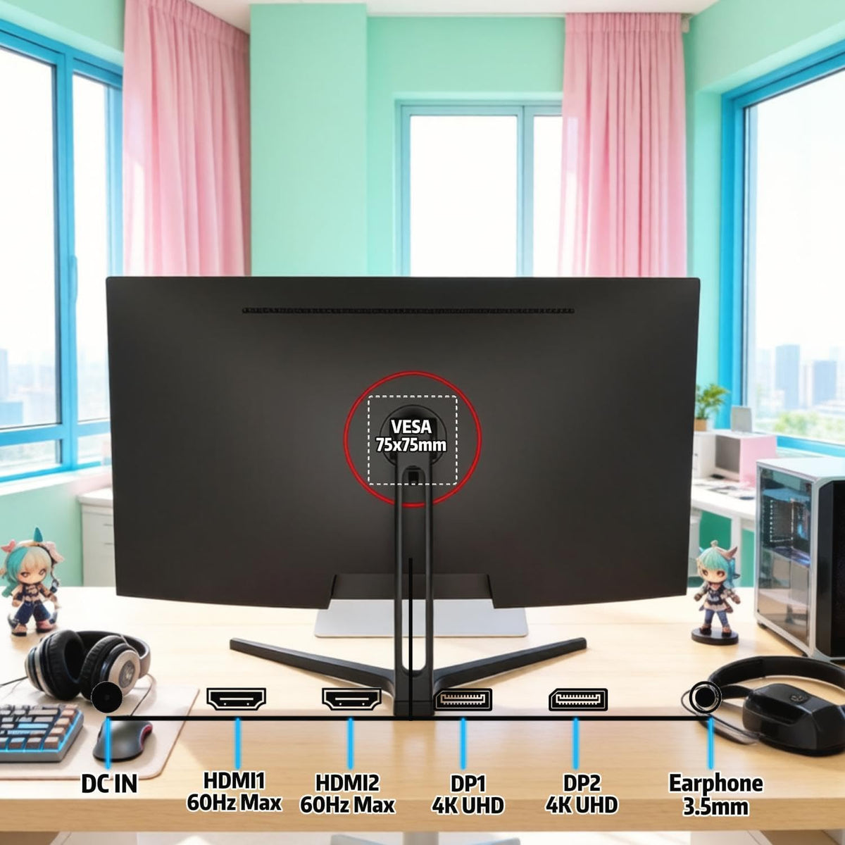 32" 4K UHD IPS 60Hz Monitor N361