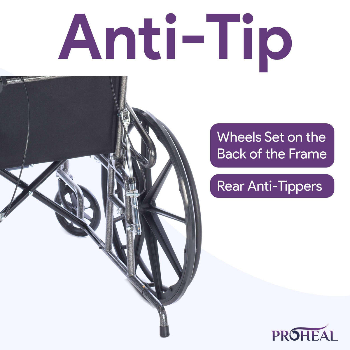 18” Reclining Wheelchair with Elevating Legrests S105513