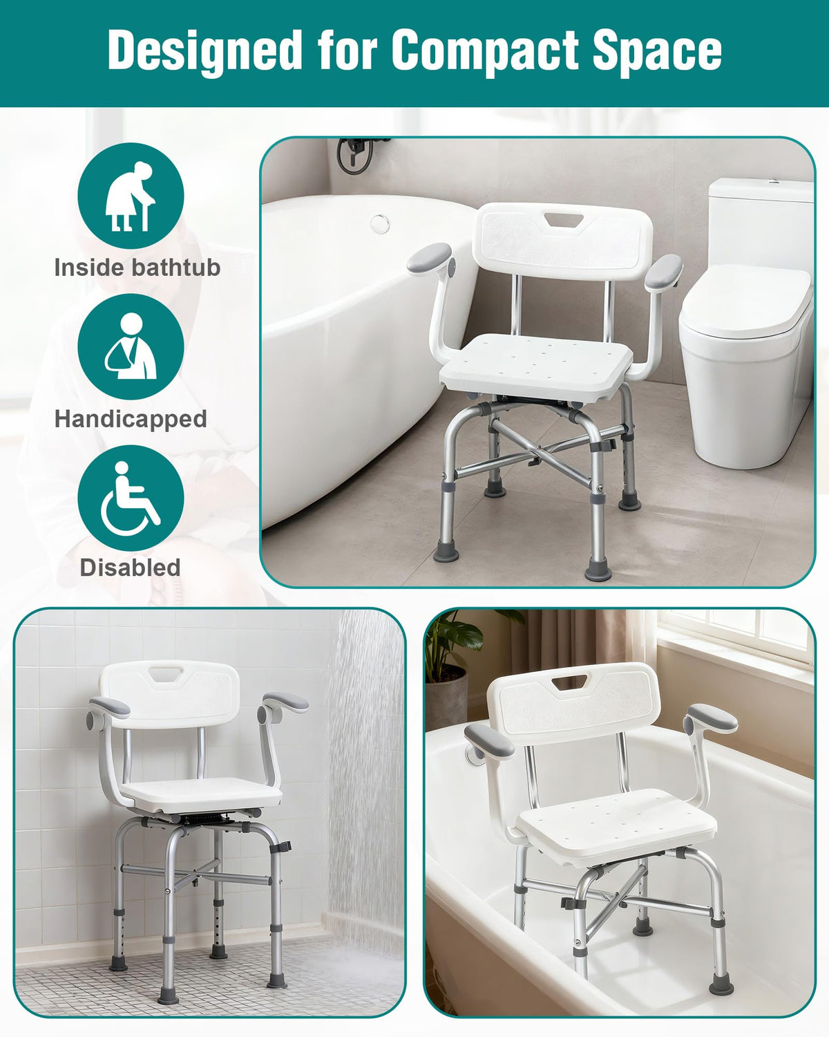 Adjustable Shower Chair D807390