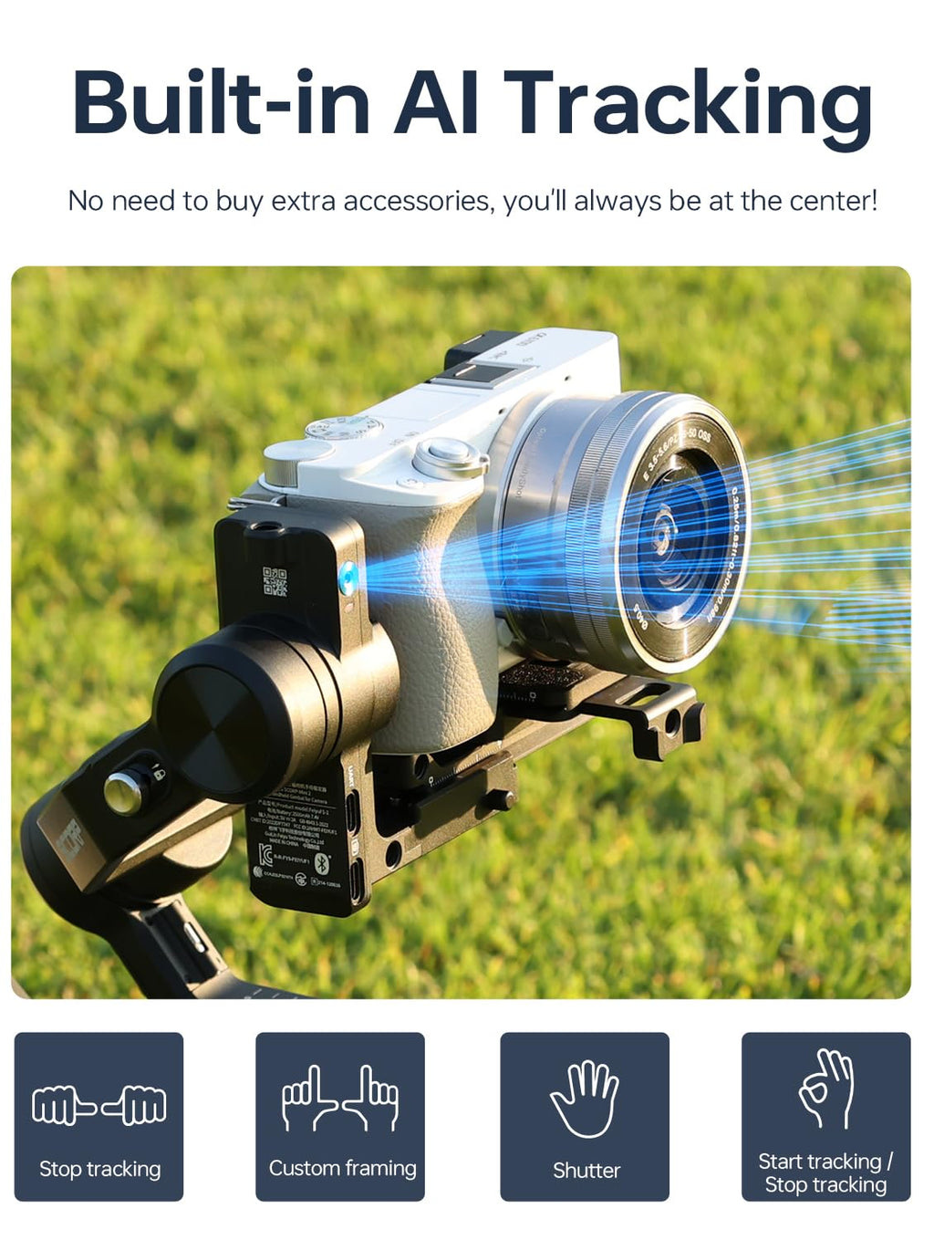 3-Axis Gimbal Stabilizer for Cameras & Smartphones O7939
