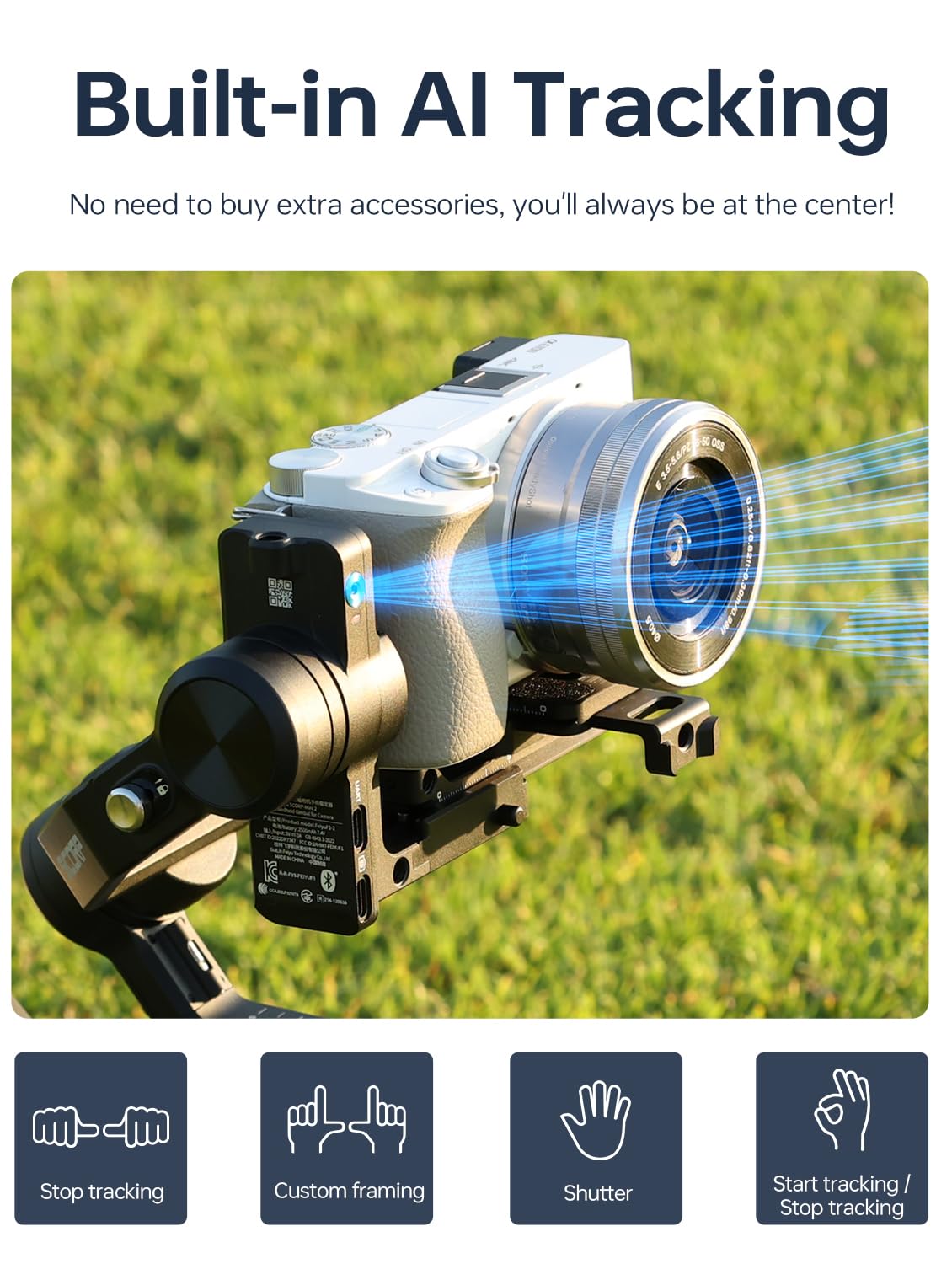 3-Axis Gimbal Stabilizer for Cameras & Smartphones O7939
