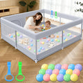 50 x 50 Inch Baby Playpen with Breathable Mesh Y37498