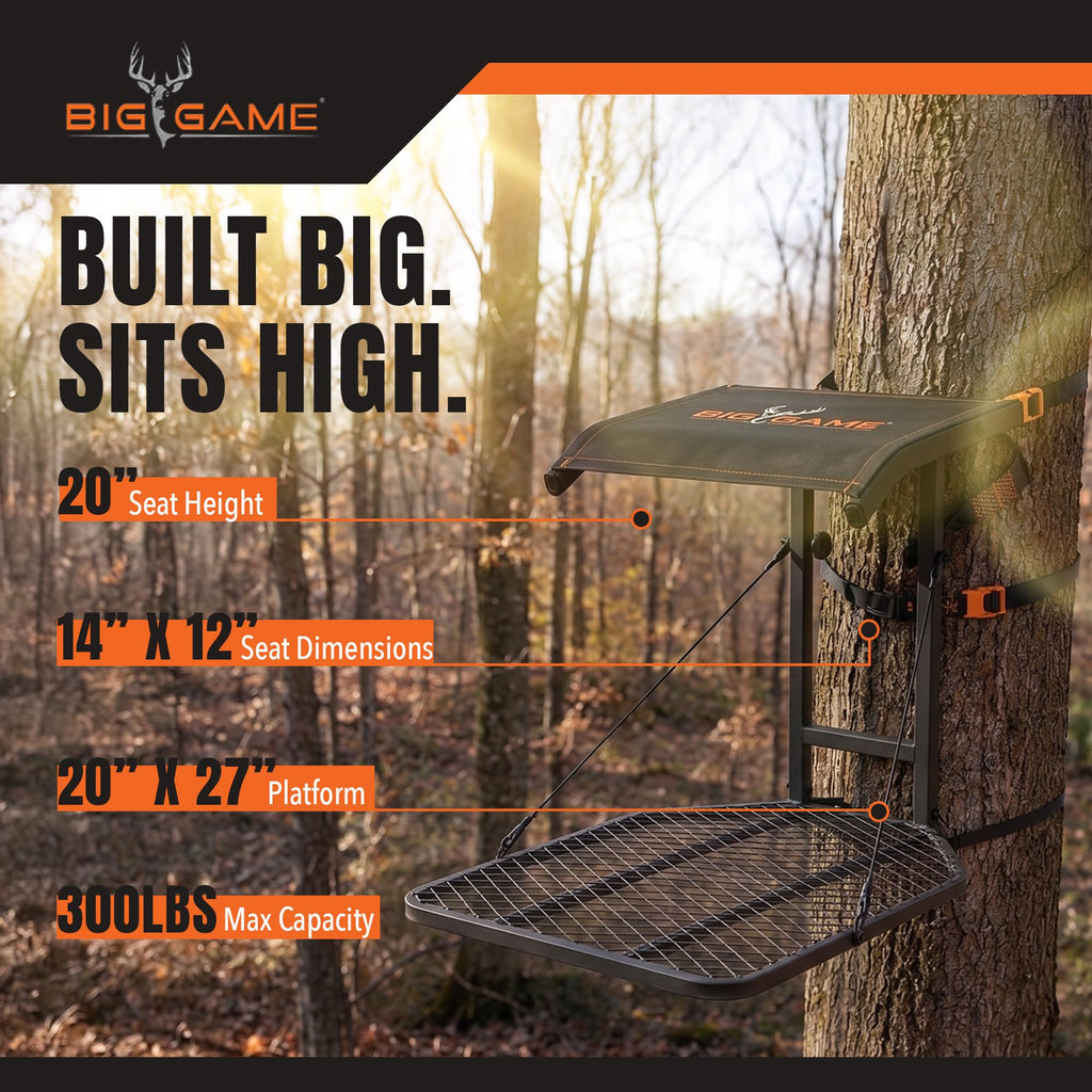 1-Person Hang-On Treestand with Seat A910848