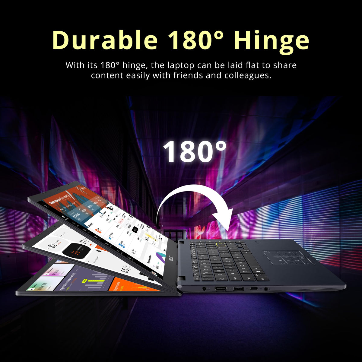 14" FHD Laptop, Intel Celeron N4500, 4GB RAM, 224GB Storage, Quiet Blue R6594