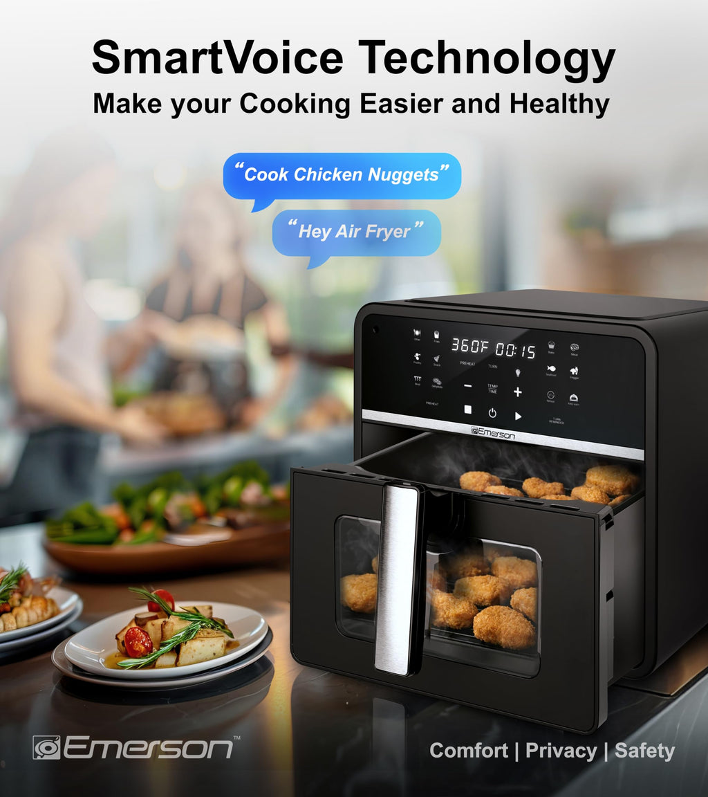 6-in-1 10QT Nonstick Air Fryer 1700W V931483