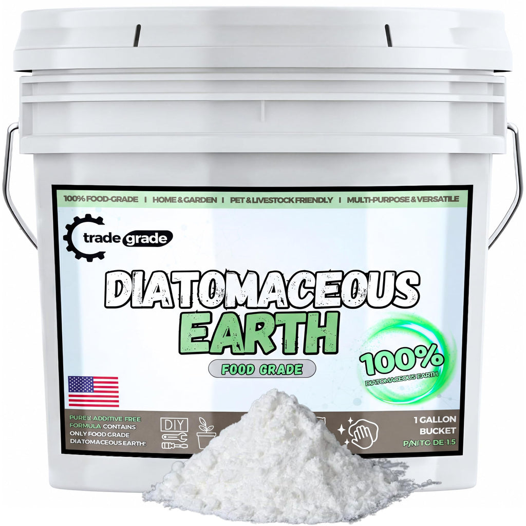 100% Food-Grade Diatomaceous Earth Powder 1 Gallon G3782