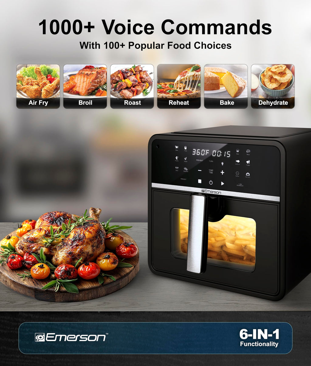 6-in-1 10QT Nonstick Air Fryer 1700W V931483