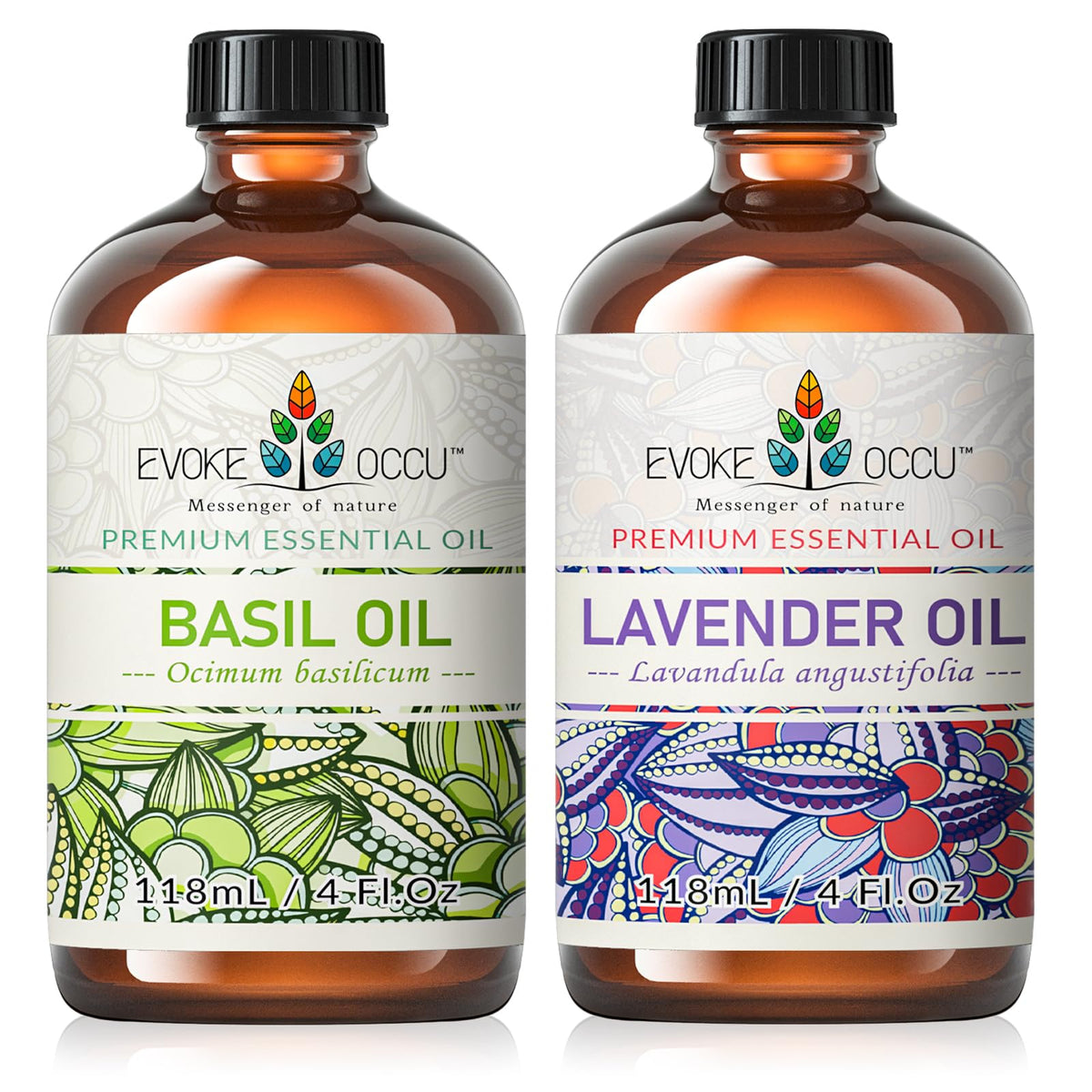 Basil and Lavender Essential Oil 4 Fl Oz P19039