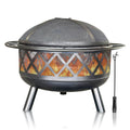 30" Wood Burning Fire Pit with Spark Screen E65788