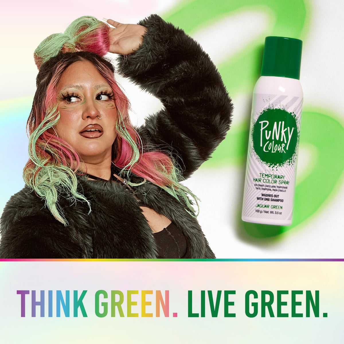 Jaguar Green Temporary Hair Color Spray 3.5 oz H184450