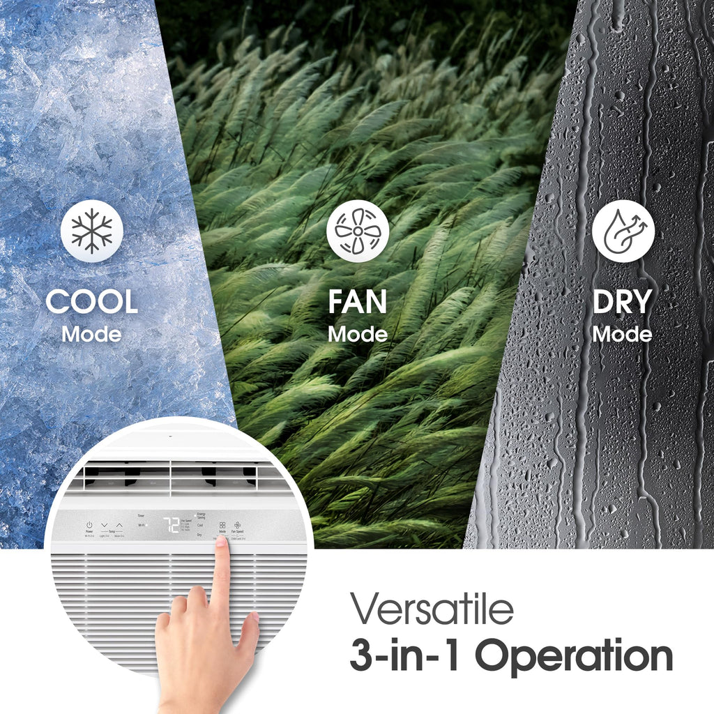6000 BTU White Window Air Conditioner X10638