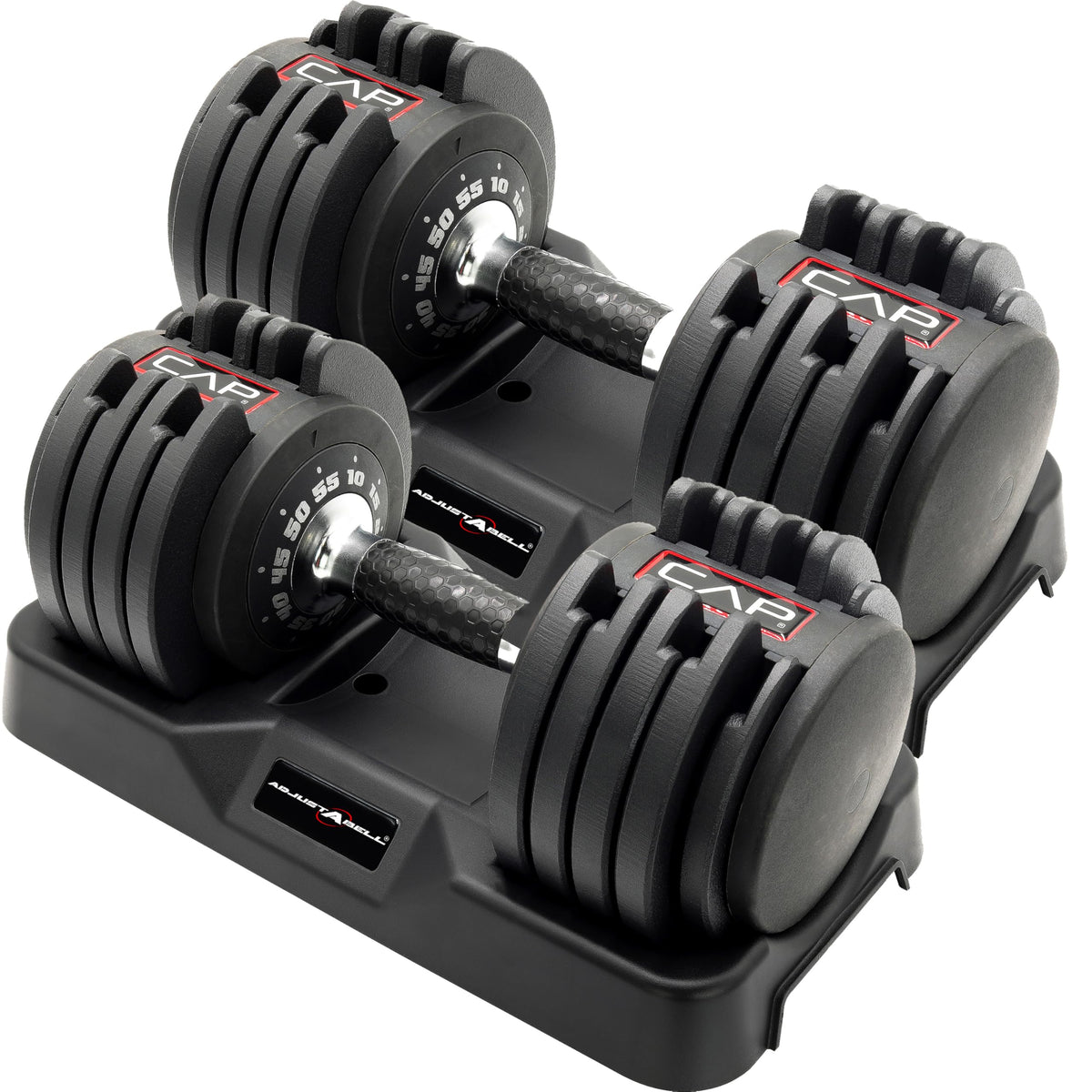 Adjustable Dumbbell Set 12.5 LB 25 LB 55 LB C7766