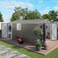 10x14 FT Outdoor Metal Storage Shed J37496